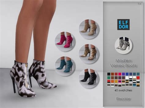 Elfdor Madlen Versec Boots Recolor • Sims 4 Downloads