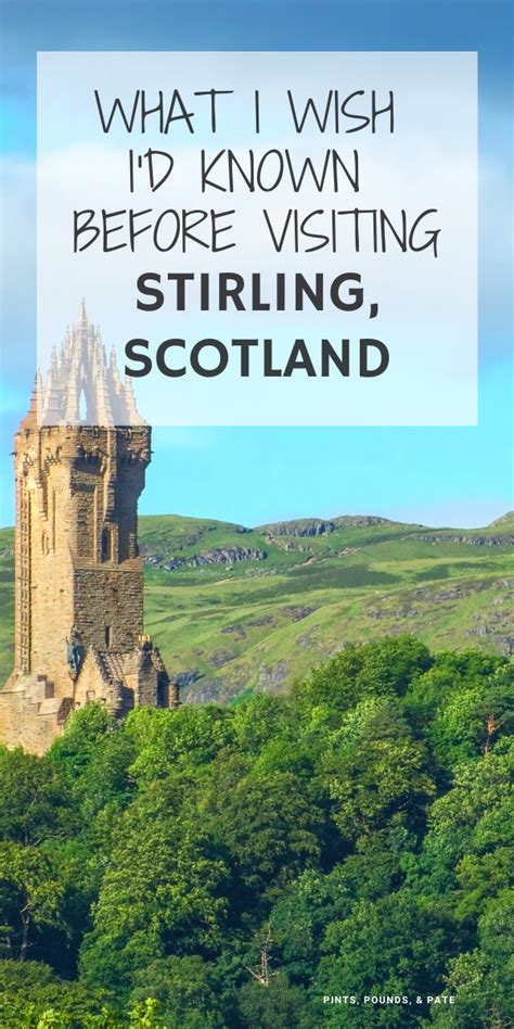 Stirling Scotland Travel Tips Scotland Vacation Scotland Travel