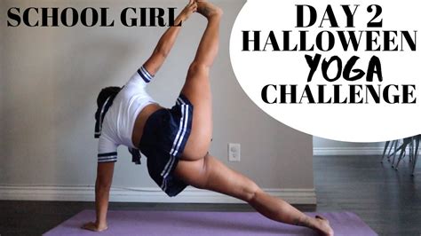 Yoga In School Girl Costume Day Halloween Yoga Challenge Youtube Thumbnails Downloader Online