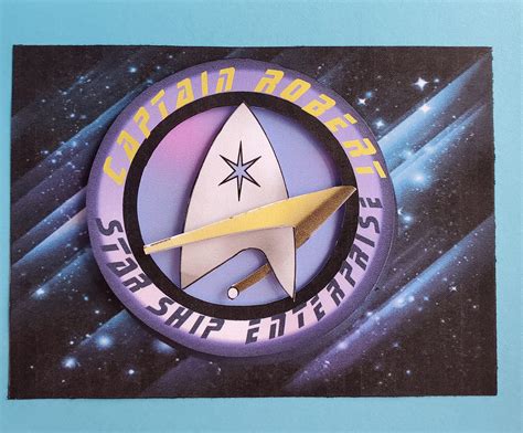 Star Trek Birthday Card Star Trek Greeting Card Enterprise Etsy Uk