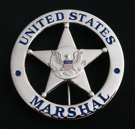 Us Marshal Badge Sheild Replica Collectables Rfeie