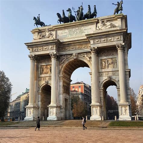 milan arco della pace piazza sempione beautiful places to visit italian life rome italy