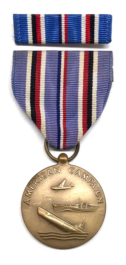 Battlefront Collectibles Ww American Campaign Medal Ribbon Bar Sold