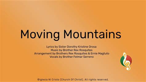 Moving Mountains Youtube