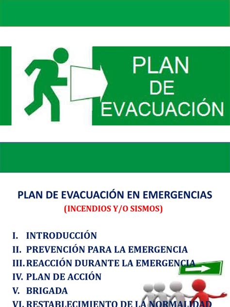 Plan De Evacuacion Pdf