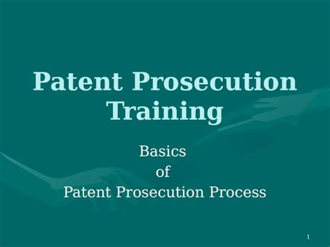 Pptx Basics Of Patent Prosecution Process Dokumentips