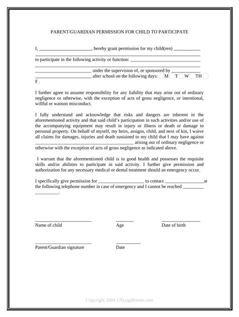 Guardian Child Form Fill Out And Sign Printable Pdf Template Signnow