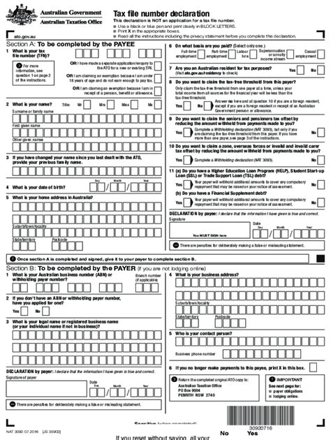 Tax Declaration Form Fill Out And Sign Printable Pdf Template