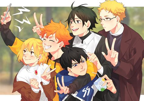 Karasunos 1st Years ️💛 Crd Kaleopsy Haikyuu Yachi Haikyuu Anime