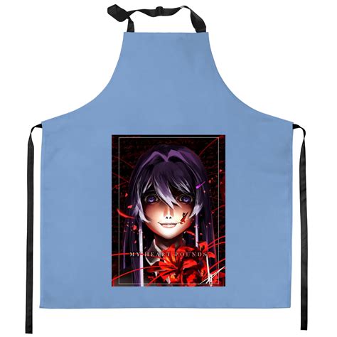 DOKI DOKI LITERATURE CLUB Kitchen Aprons Designed Sold By DennyMay