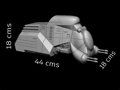 Obj File Mtt Vehicle Transport Droid Multi Troop 🤖・3d Print Design To