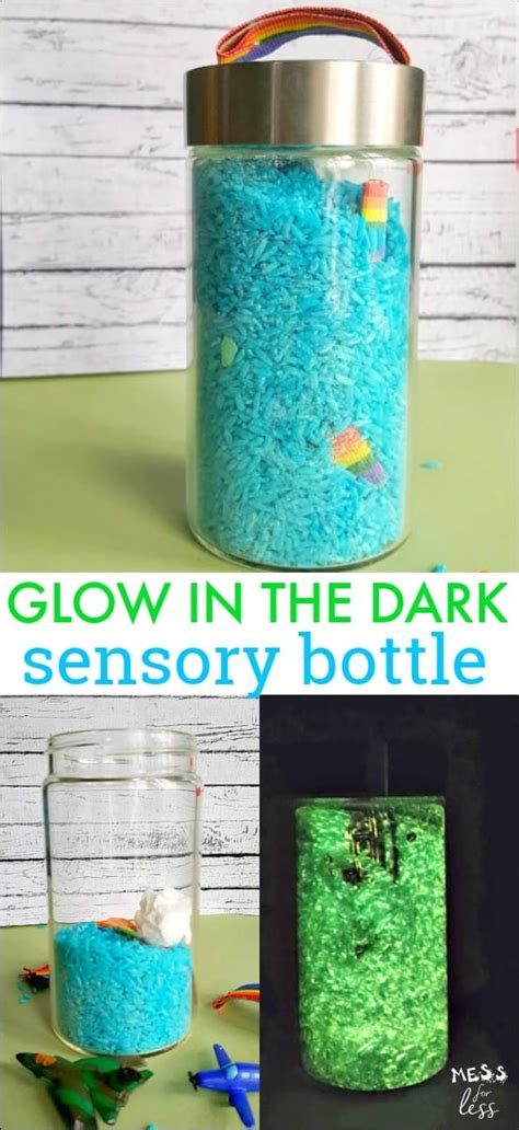 Glow In The Dark Sensory Bottle Mess For Less