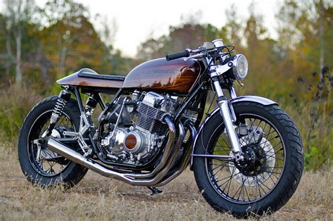 You are now leaving the honda powersports web site and entering an independent site. Retaining Retro - Woody Honda CB750 | Return of the Cafe Racers