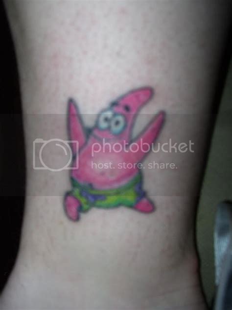 Patrick Star Tattoo Graphics Code Patrick Star Tattoo Comments And Pictures