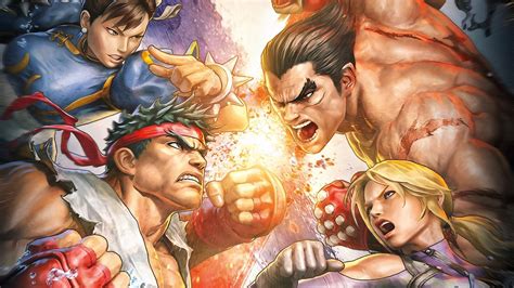 Street Fighter Vs Tekken Hd Desktop Wallpaper Widescreen High
