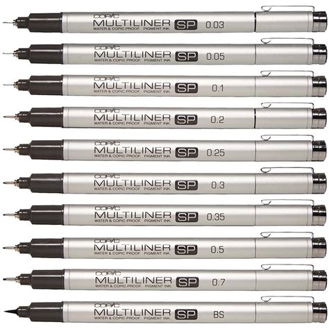 Copic Multiliner Sp Pen Black Meininger Art Supply