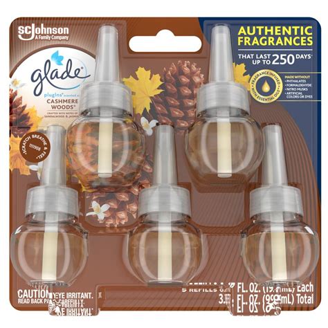 Topproreviews analyzes and compares all plug in air fresheners of 2021. Glade 3.35 fl. oz. Cashmere Woods Scented Oil Plug-In Air ...