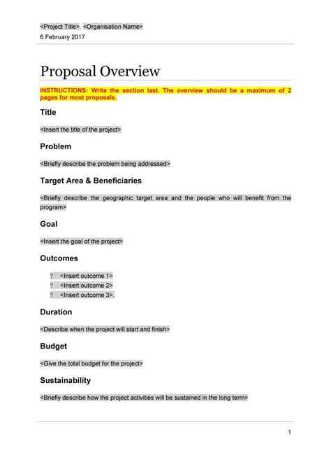 At any given time, a large. Best 3+ Project Proposal Template Free - You Calendars