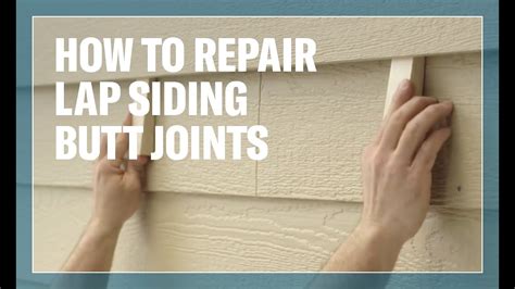 How To Install Lp Smartside Trim And Siding Repairing Lap Siding Butt