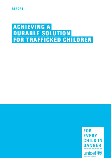 Tuggey L And Smith T Achieving A Durable Solution For Trafficked