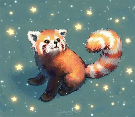 Cute Red Panda Drawings
