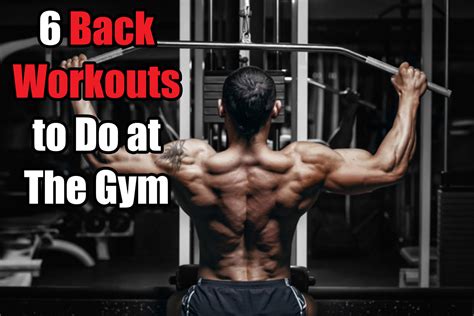 Back Workout Exercises Names Kayaworkout Co