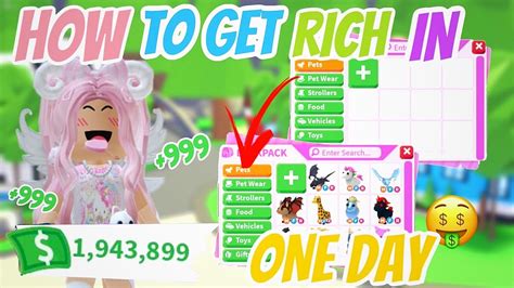 The Best Ways To Get Rich On Adopt Me 2024 Working Youtube