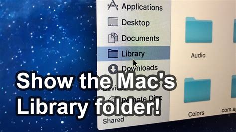 Mac Show The Library Folder Youtube