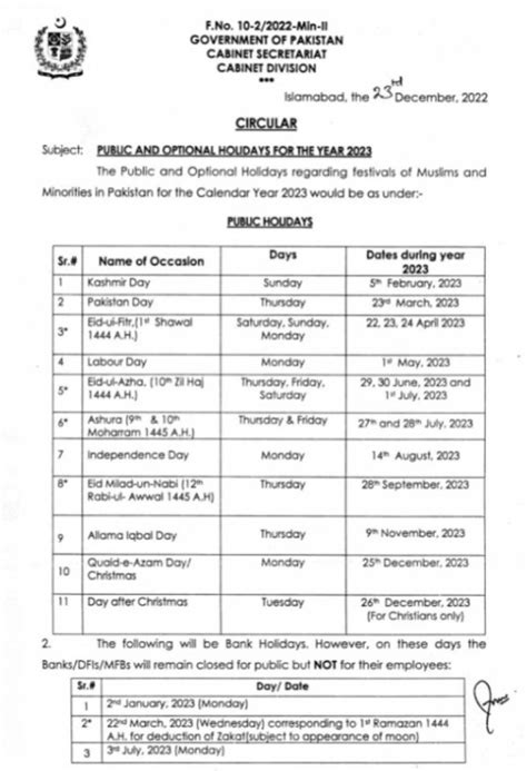 Govt Announces 16 Public Holidays In Year 2023