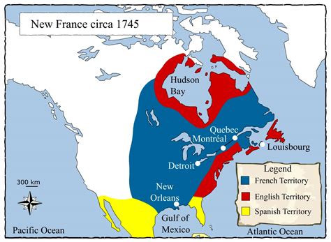 New France Around 1645 And 1745 Societies And Territories Learn RÉcit