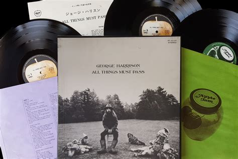 George Harrison All Things Must Pass 3lp Vinyl Box Set [original Japanese Pressing With