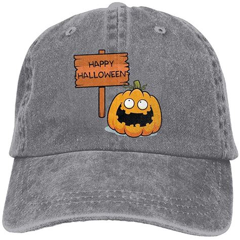 Pumpkin Happy Halloween Denim Baseball Cap Aliexpress