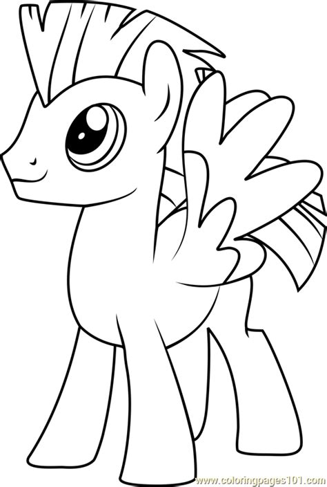 The ponies unicorn ponies, flutter ponies now you explore and have much fun with my little pony. Thunderlane Coloring Page - Free My Little Pony ...