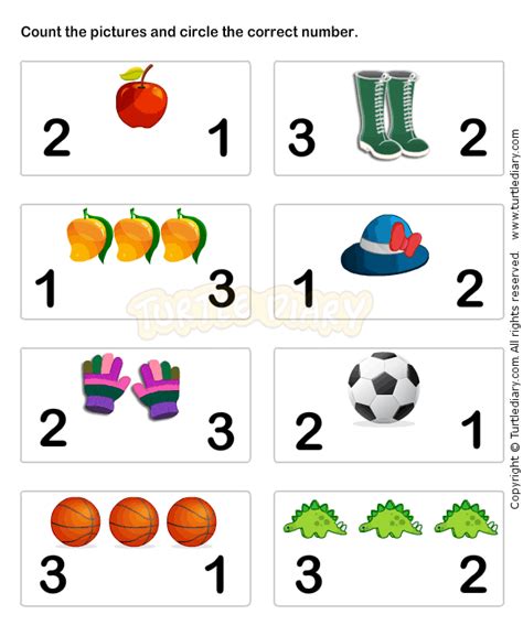 Matching Worksheets For 3 Year Olds