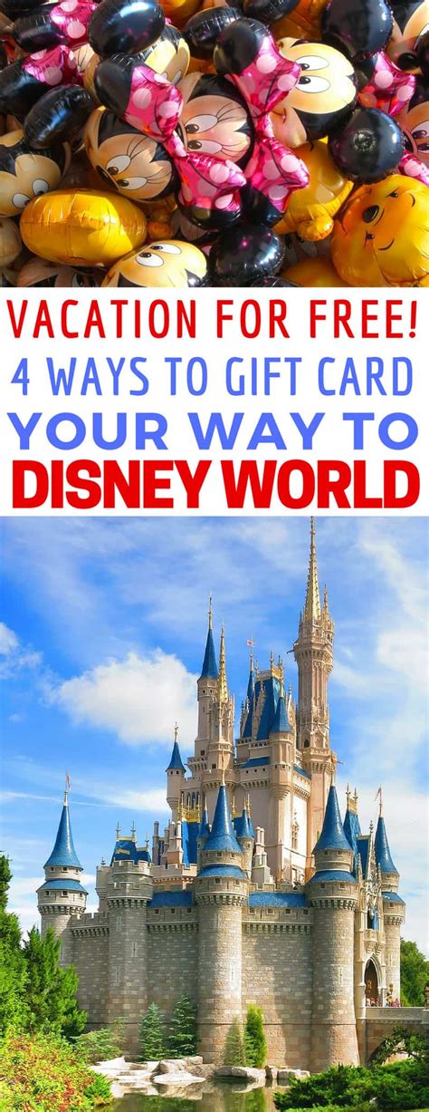 Make personalized gift certificates for a business, school, local event or any occasion. Vacation for Free! 4 Ways to Gift Card Your Way to Disney!