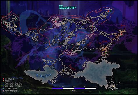 Underdark Darklands Of Turmish 3 Layer Map Rwonderdraft
