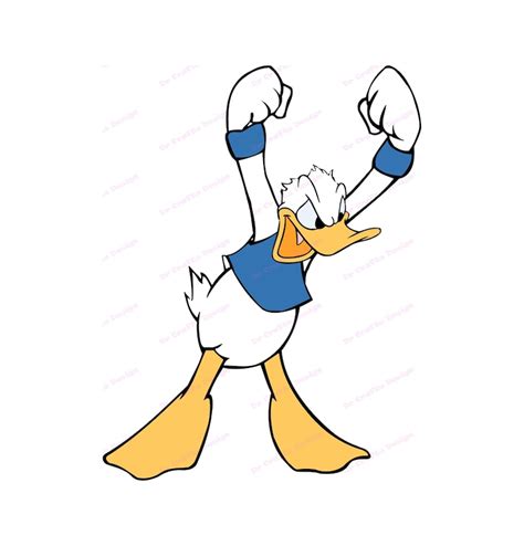 Donald Duck Svg 5 Svg Dxf Cricut Silhouette Cut File Etsy