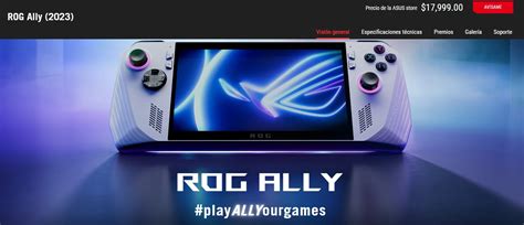 La consola portátil ROG Ally ya tiene precio para México
