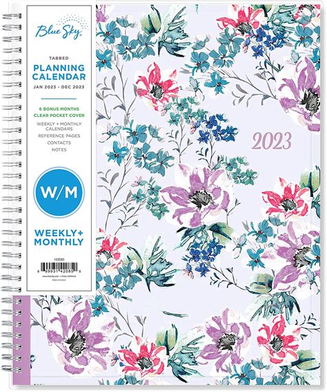 Blue Sky 2023 Weekly And Monthly Planner January