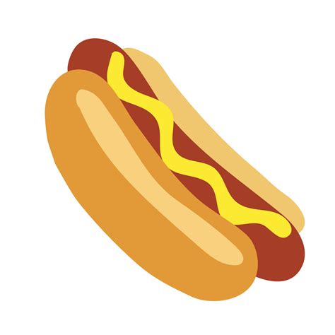 Free Cartoon Hot Dog Clipart Roasted