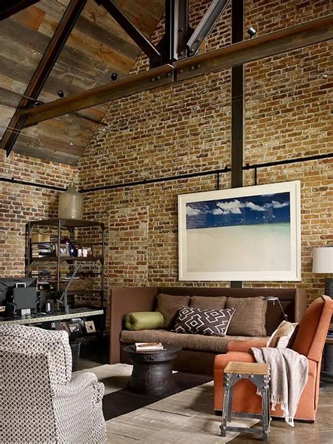 Pin By Dennui Stroszek On Homeinterior Living Room Remodel Brick