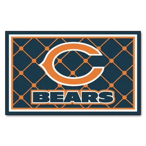 See more ideas about chicago bears, bear decor, chicago bears football. FANMATS Chicago Bears 4 ft. x 6 ft. Area Rug-6567 - The ...