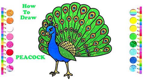 How To Draw A Peacock How To Draw Birds Drawing Easy Step By Step My