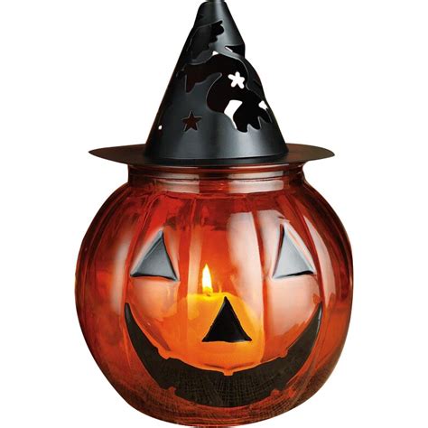 Home Essentials And Beyond Halloween Glass Votive Candle Holder