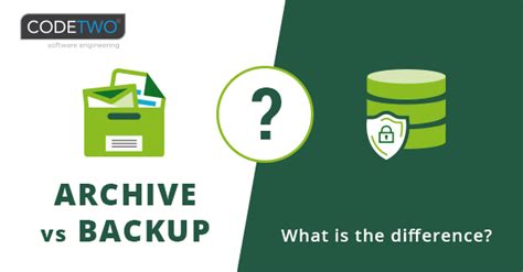 Archive Vs Backup What Is The Difference Infographic