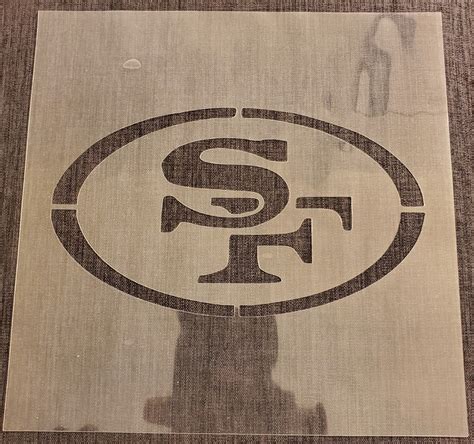 High Quality San Francisco 49ers Stencil Etsy