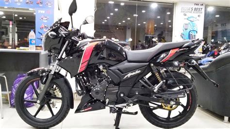Tvs apache rtr 180 is a street bikes available at a starting price of rs. TVS Apache RTR 160 2V ABS Glossy Black 2019 Model | लो बजट ...