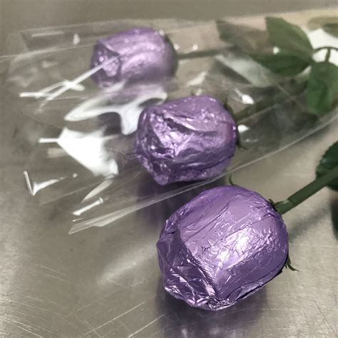 Foiled Milk Chocolate Rose From Miami Candies Sweets And Snacks Miami