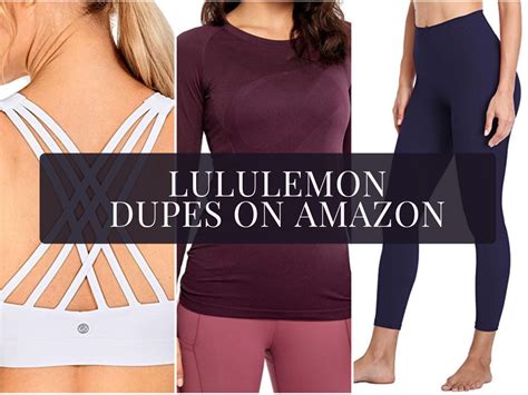 Lululemon Look Alikes On Amazon For Joggers Leggings And Shorts
