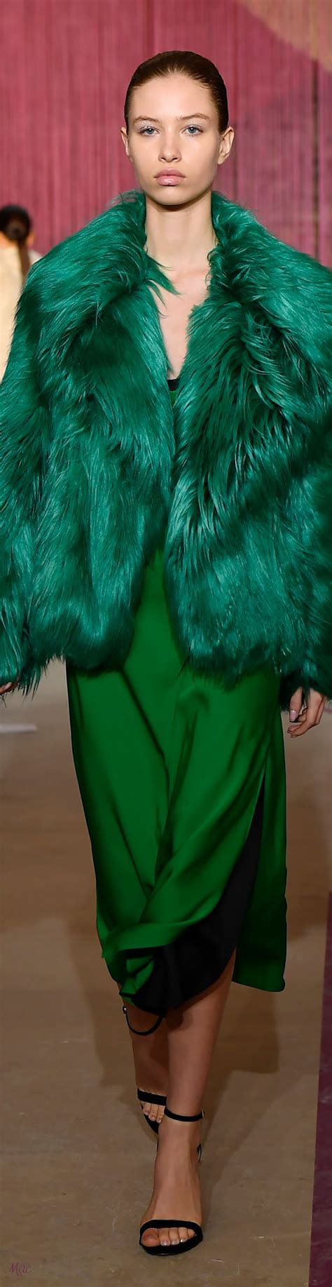 Fall 2018 Rtw Milly Shades Of Green Blue Green Fashion 2018 Fashion